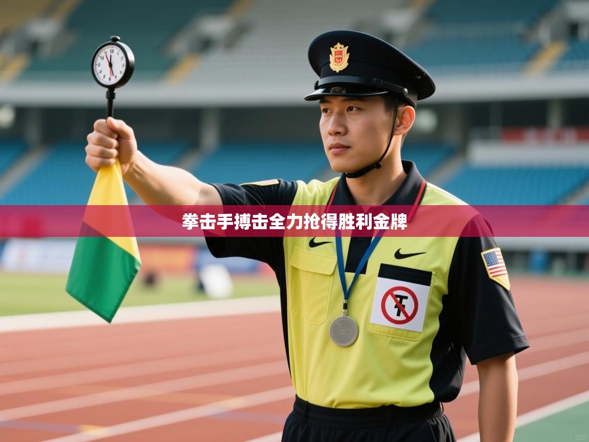 拳击手搏击全力抢得胜利金牌